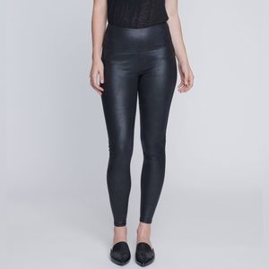 Seven7 7 For All ManKind Ultra High Rise Skinny Leggings Faux Leather